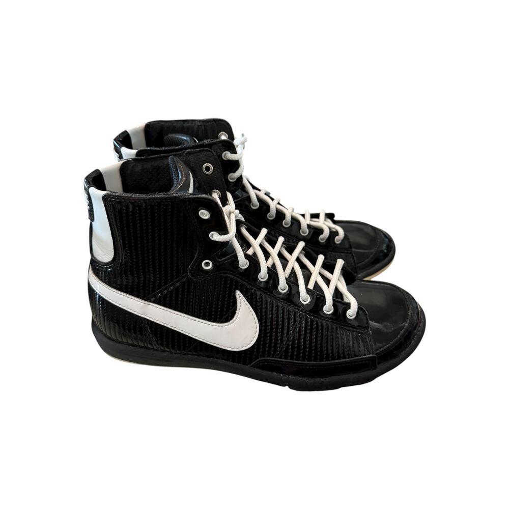 Nike Blazer Metro High Black White Women’s Sneakers US 7 Style 313722-014 - Picture 3 of 7